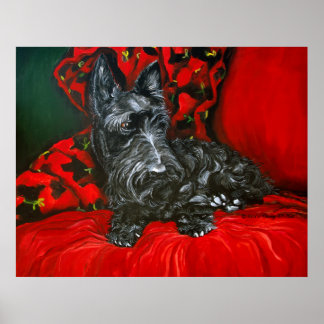 Haggis the Scottish Terrier Poster