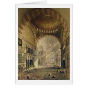 Haghia Sophia, plat 24 : intérieur du d central