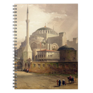 Haghia Sophia, plate 17: exterior view of the mosq Notebook