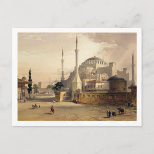 Haghia Sophia, plate 17: exterior view of the mosq Postcard