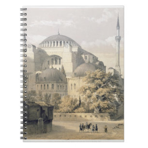 Haghia Sophia, plate 19: exterior view of the mosq Notebook