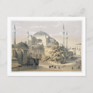 Haghia Sophia, plate 19: exterior view of the mosq Postcard