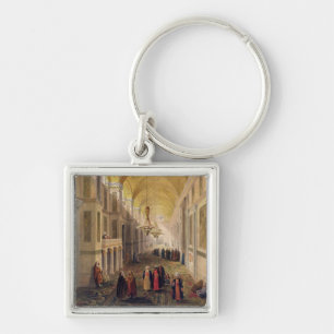 Haghia Sophia, plate 2: the narthex, engraved by L Keychain