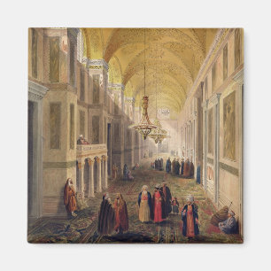 Haghia Sophia, plate 2: the narthex, engraved by L Magnet