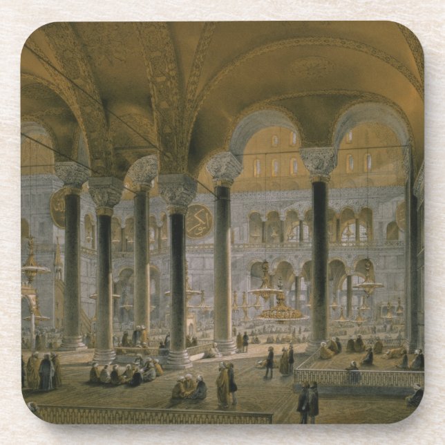 Haghia Sophia, plate 6: the north nave, engraved b Coaster (Front)
