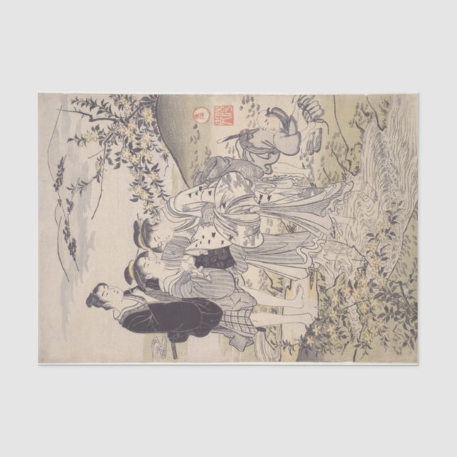 Hagi Tamagawa  by Kubo Shunman Tissue Paper (Front)