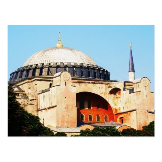 Hagia Sophia in Constantinople PICTURE Postcard