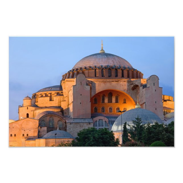 Hagia Sophia in Istanbul Photo Print (Front)