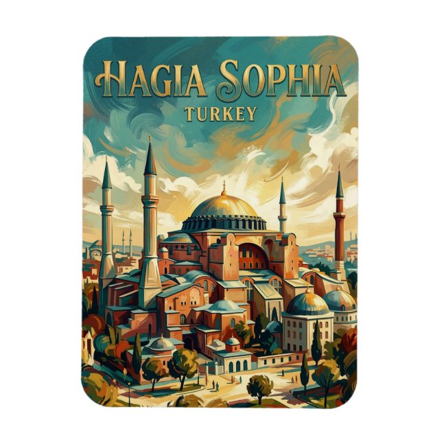 Hagia Sophia Turkey Magnet (Vertical)