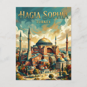 Hagia Sophia Turkey Postcard