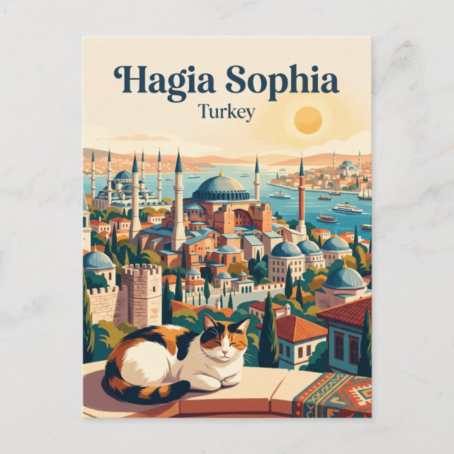Hagia Sophia Turkey Postcard (Front)
