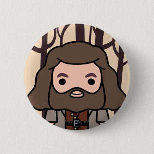 Hagrid Cartoon Character Art 2 Inch Round Button