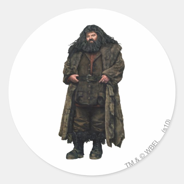 Hagrid Classic Round Sticker (Front)