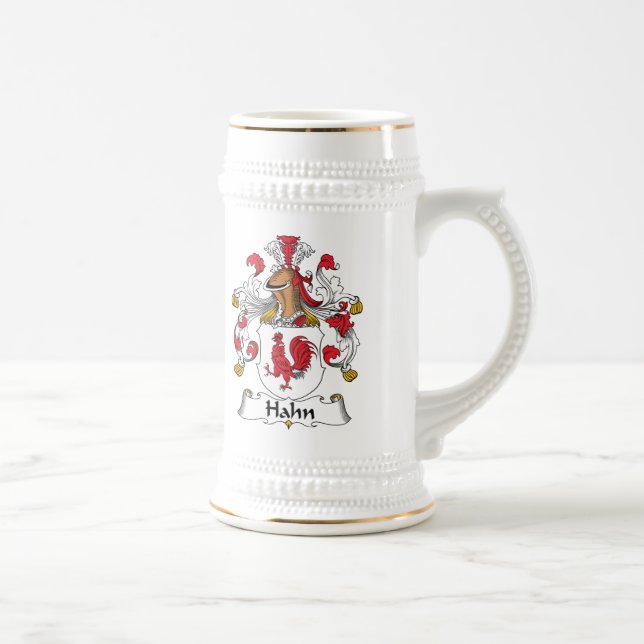 Hahn Family Crest Beer Stein (Right)
