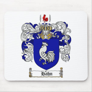 HAHN FAMILY CREST -  HAHN COAT OF ARMS MOUSE PAD