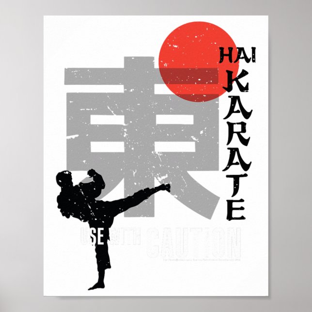 Hai Karate Use With Caution Retro Aftershave  Poster (Front)