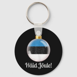 Haid Joule Merry Christmas Estonian Häid Jõule Keychain