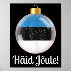 Haid Joule Merry Christmas Estonian Häid Jõule  Poster