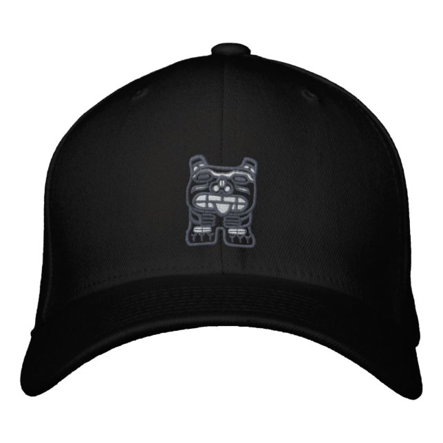 Haida Bear Embroidered Hat (Front)