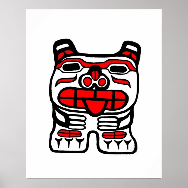haida Bear Poster (Front)