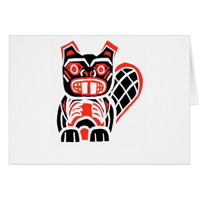 HAIDA BEAVER (Front Horizontal)