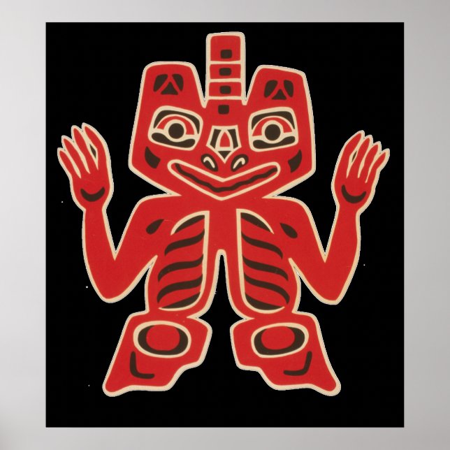 Haida Blanket Design Poster (Front)