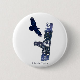 HAIDA COLLECTION 2 INCH ROUND BUTTON
