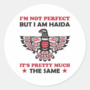 Haida Eagle Haida Nation Native Pride Gift Ideas Classic Round Sticker