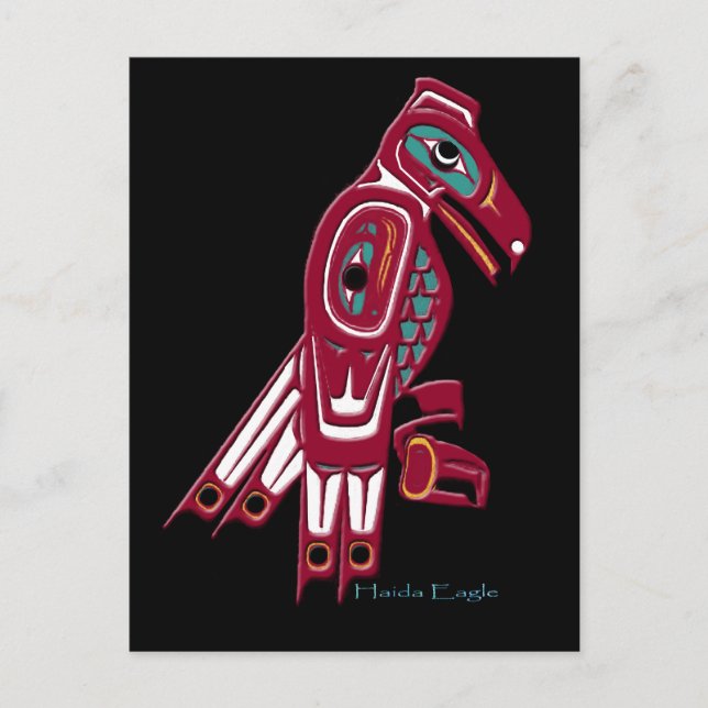 HAIDA EAGLE POSTCARD COLLECTION (Front)