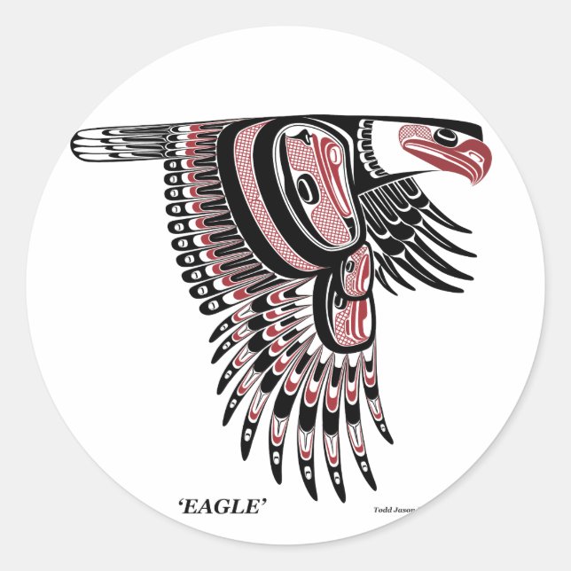 Haida Eagle sticker (Front)