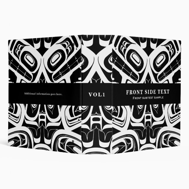 Haida Eagle Thunderbird Northwest Columbia Binder (Background)