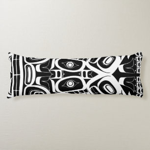 Haida Eagle Thunderbird Northwest Columbia Body Pillow