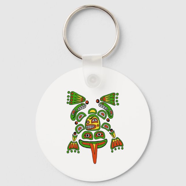 Haida frog keychain (Front)