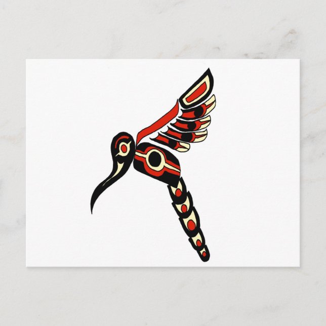 Haida Humming Bird Postcard (Front)