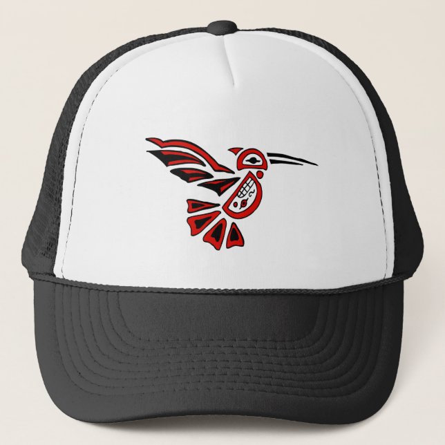 haida hummingbird trucker hat (Front)