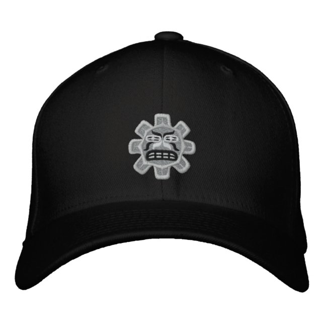 haida moon embroidered hat (Front)