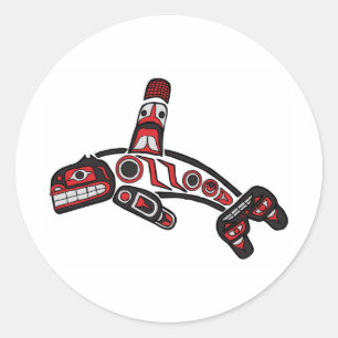 Haida  Orca 2012 Classic Round Sticker