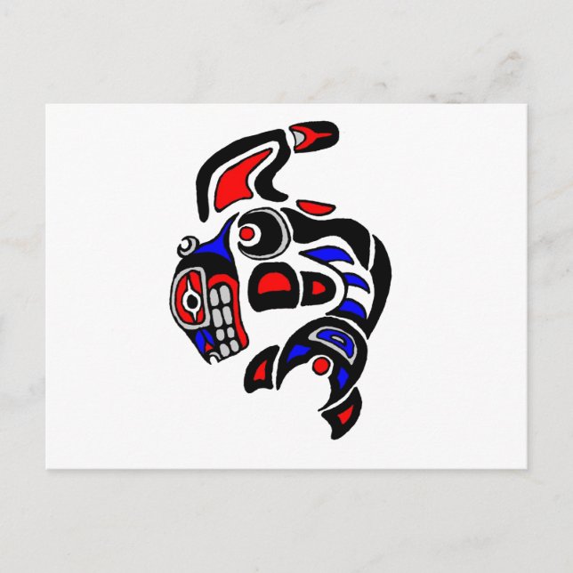 Haida Orca  Postcard (Front)