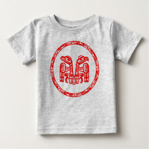 Haida Ritual Native Canada Indigenous Double Eagle Baby T-Shirt