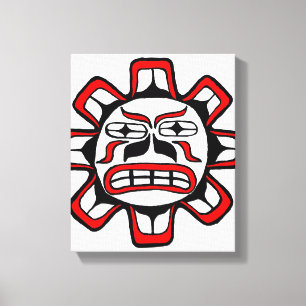 Haida Sun Canvas Print