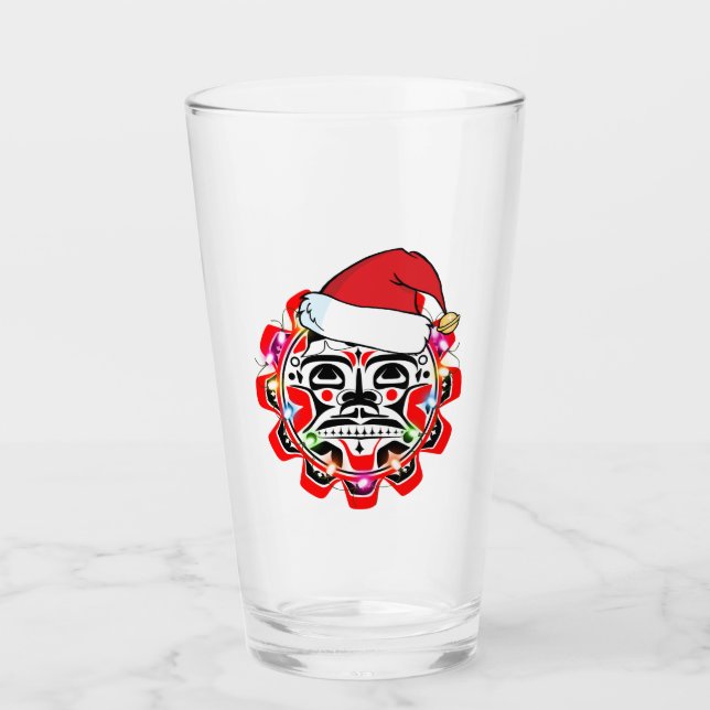 Haida Symbols Haida Canadian Native American Glass (Front)