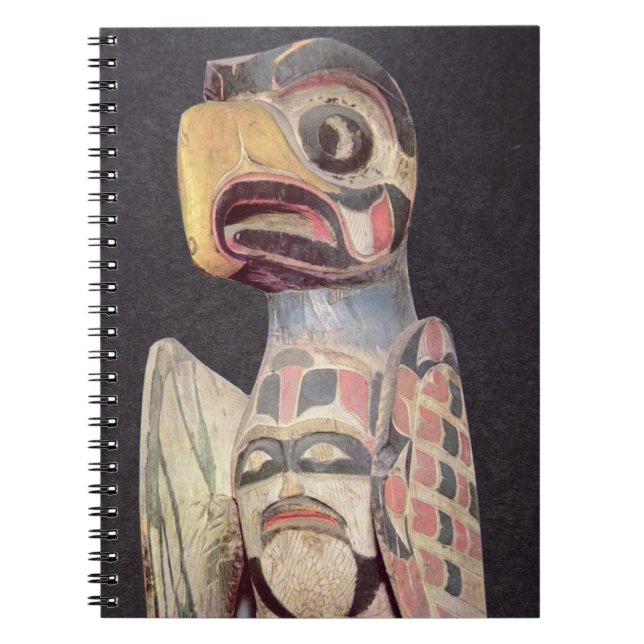 Haida 'Thunderbird' statue (painted wood) Notebook (Front)