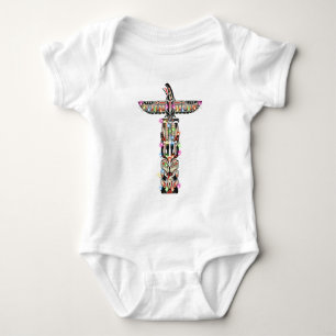 Haida  Thunderbird Symbolism Haida Nation Native Baby Bodysuit