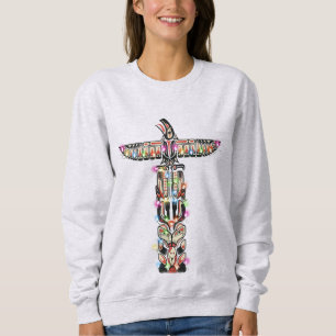 Haida  Thunderbird Symbolism Haida Nation Native Sweatshirt