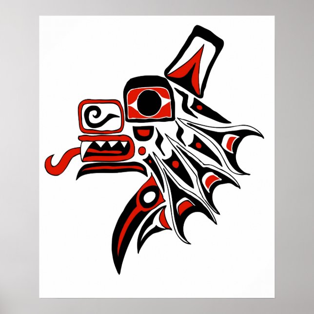 haida wolf 2012 poster (Front)