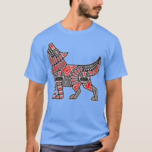 Haida Wolf American Indian Native America Indigeno T-Shirt