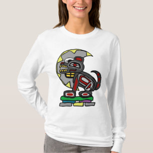 Haida Wolf and Moon T-Shirt