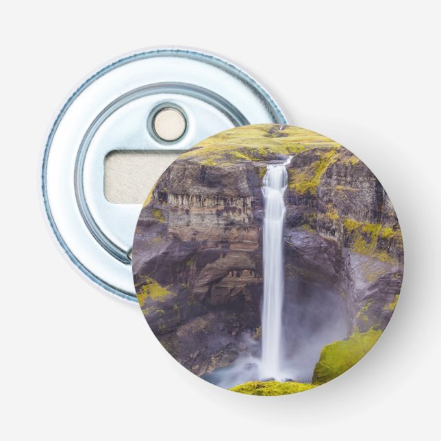Haifoss waterfall, Iceland Bottle Opener (Front)