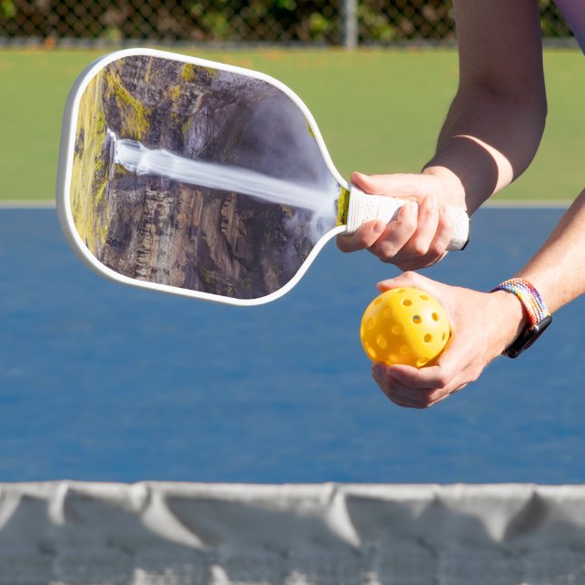 Haifoss waterfall, Iceland Pickleball Paddle (Insitu)
