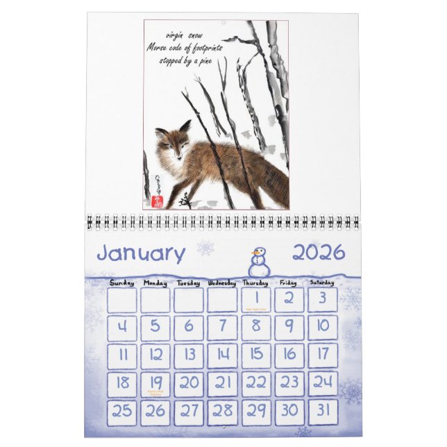 Haiga  Calendar  2011 (Jan 2026)